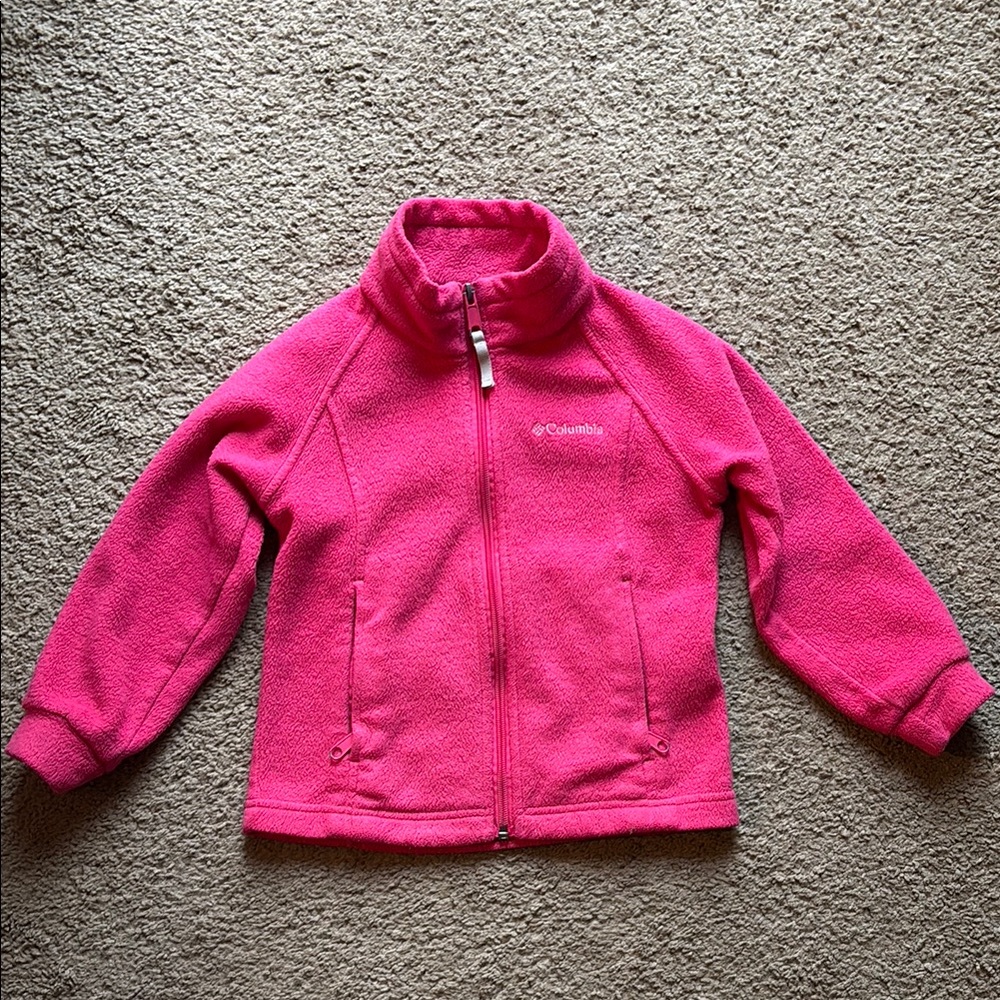 Columbia Pink Fleece Jacket